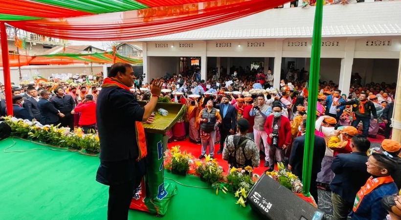 മണിപ്പൂർ തെരഞ്ഞെടുപ്പിൽ ബിജെപി 40-50 സീറ്റുകൾ നേടുമെന്ന് അസം മുഖ്യമന്ത്രി