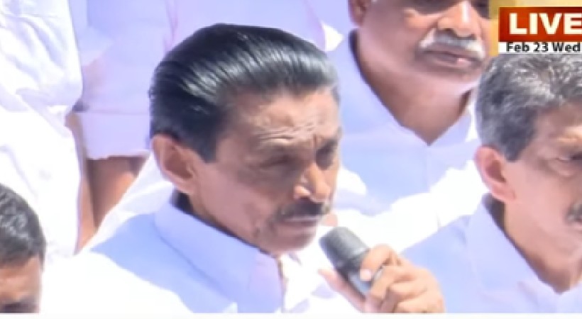 സ്ത്രീവിരുദ്ധ പ്രസംഗവുമായി ഇടുക്കി ഡിസിസി പ്രസിഡന്റ് സിപി മാത്യു