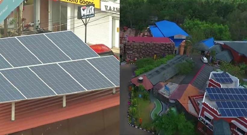 സൗരോര്‍ജ നഗരമാകാനൊരുങ്ങി തിരുവനന്തപുരം; സൗരോര്‍ജ പാളികള്‍ സ്ഥാപിക്കുന്നു