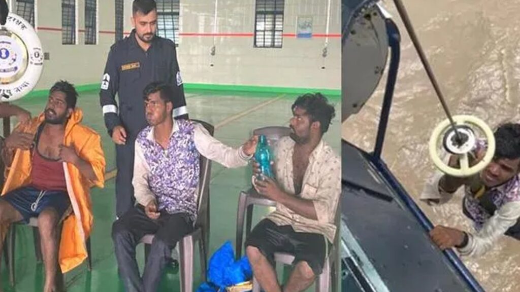 ദാമൻ കടലിൽ മത്സ്യബന്ധന ബോട്ട് മുങ്ങി; 14 പേരെ രക്ഷപെടുത്തി തീരസംരക്ഷണ സേന