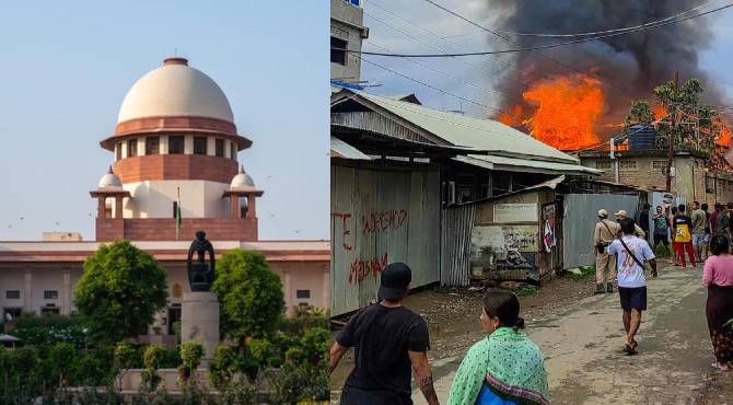 മണിപ്പൂർ സംഘർഷത്തിൽ ഇടപെട്ട് സുപ്രിംകോടതി; അന്വേഷണത്തിന് പ്രത്യേക സമിതിയെ നിയോഗിച്ചു