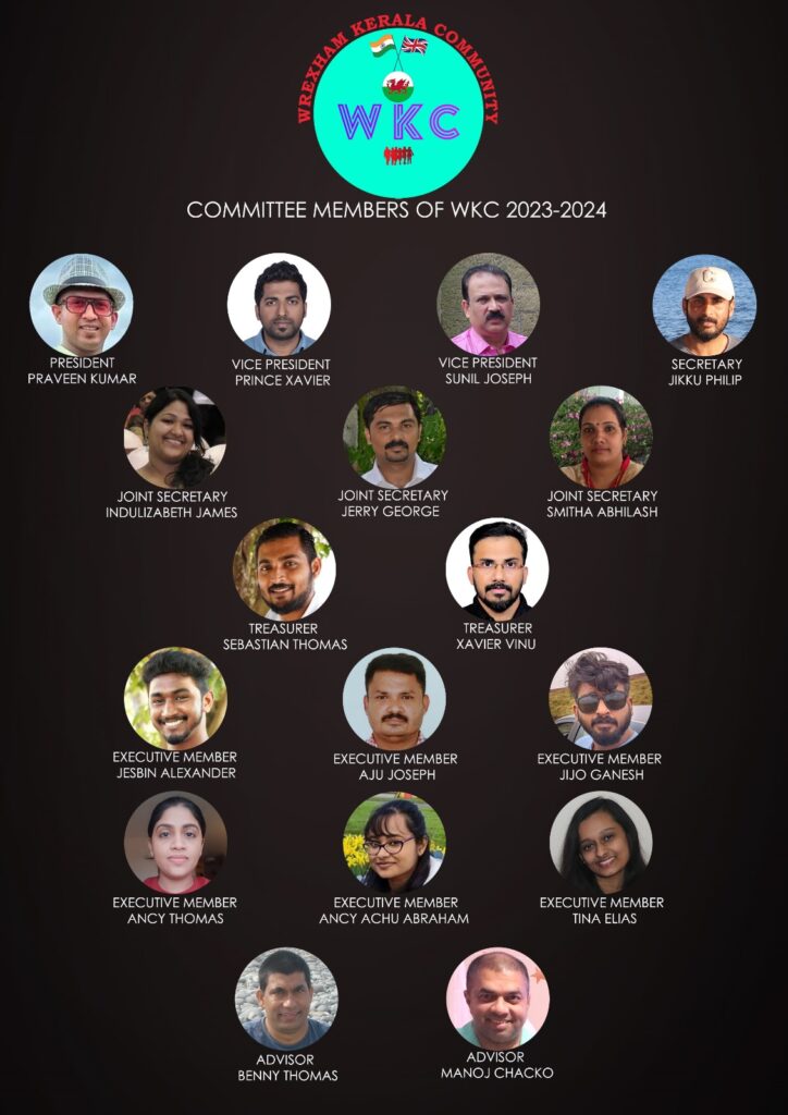 റെക്സം കേരളാ കമ്മ്യൂണിറ്റക്ക് (WKC) പുതുമുഖ നേതൃത്വം