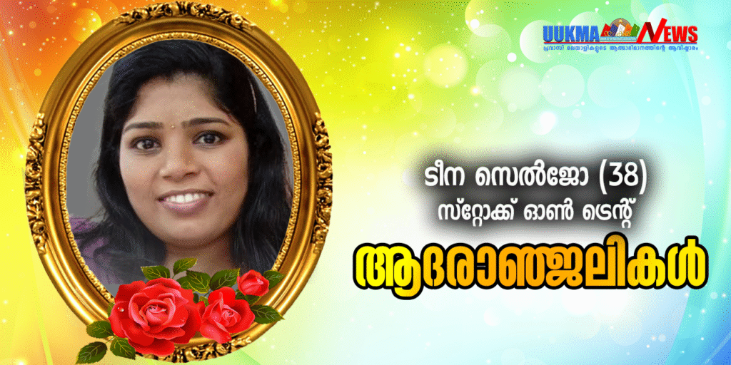 സ്റ്റോക്ക് ഓൺ ട്രെന്റിൽ മലയാളി യുവതി മരണമടഞ്ഞു; വിടവാങ്ങിയത് കൂത്താട്ടുകുളം സ്വദേശിയായ ടീന