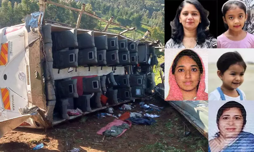 കെനിയ ബസ്സപകടത്തിൽ കുട്ടികൾ ഉൾപ്പെടെ അഞ്ച് മലയാളികൾ മരിച്ചു; മരിച്ചത് തൃശൂർ, പാലക്കാട്, തിരുവല്ല സ്വദേശികൾ