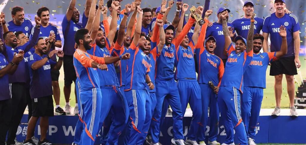 ചാമ്പ്യൻമാരായിട്ടും ട്രോഫി വാങ്ങാതെ ഇന്ത്യൻ ടീം
