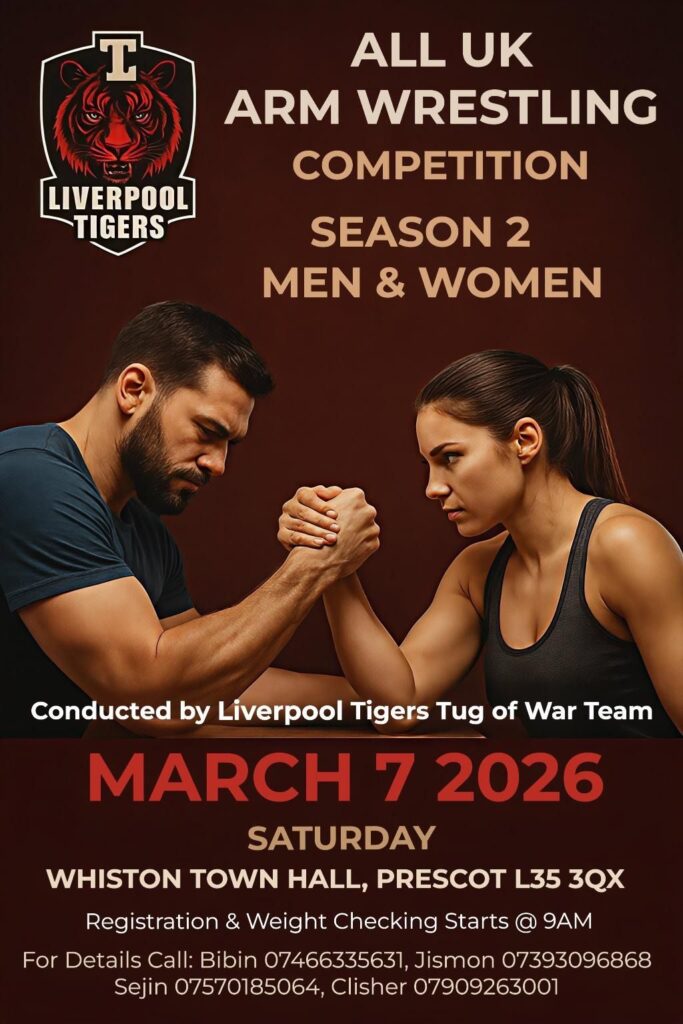 ലിവർപൂളിൽ യു കെയിലെ മല്ലന്മാർ മാറ്റുരക്കുന്ന കയ്യാങ്കളി മത്സരം.