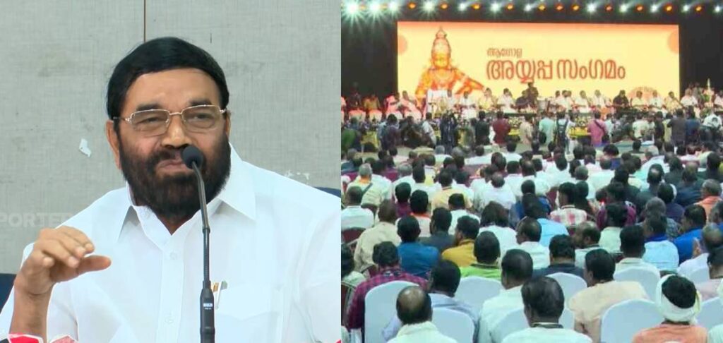 നന്ദഗോവിന്ദം ഭജന സംഘത്തെ ക്ഷണിച്ചിട്ടില്ല, ചെലവുകളെ കുറിച്ച് പറയേണ്ടത്‌ ദേവസ്വം ബോർഡ്: മന്ത്രി വി എൻ വാസവൻ