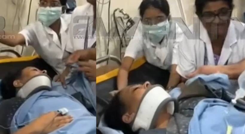 മന്ത്രി വീണാ ജോർജിന്റെ പരുക്ക്; വേദന കൈയിലേക്ക് കൂടി വ്യാപിച്ചു, BP ഹൈ ലെവലെന്ന് ആശുപത്രി സൂപ്രണ്ട്