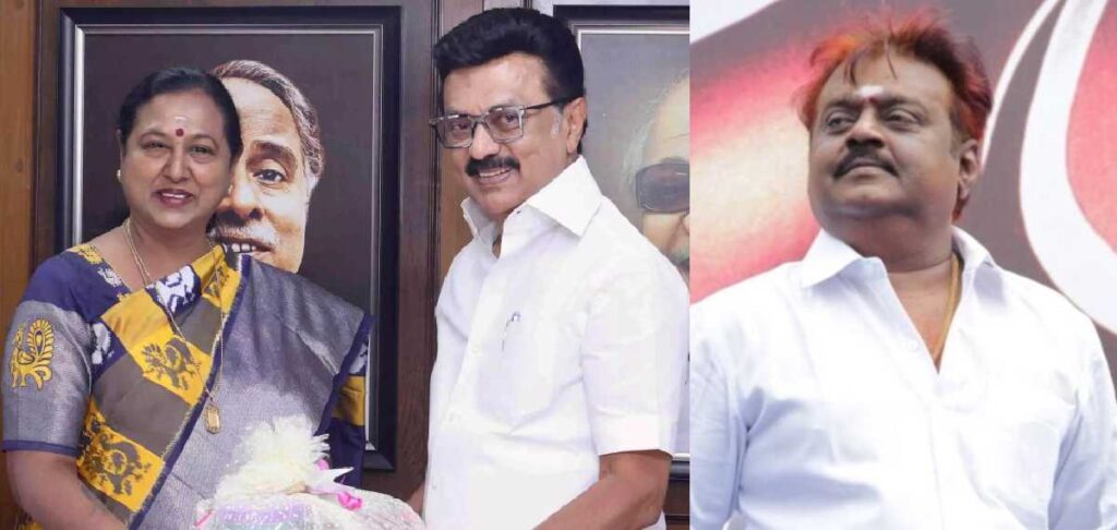 വിജയകാന്തിന്റെ പാർട്ടി ഡിഎംകെ സഖ്യത്തിൽ; തെരഞ്ഞെടുപ്പിന് മുൻപേ തിരിച്ചടി നേരിട്ട് എൻഡിഎ