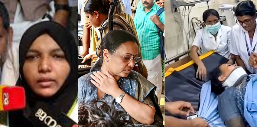 പ്രതിഷേധക്കാരെ കണ്ട് തിരിഞ്ഞു നോക്കിയ മന്ത്രിയെ സ്ട്രെച്ചറിലെടുക്കുന്നു, ഐസിയുവിലാക്കുന്നു, പക്ഷേ, ഒരു കത്രിക അഞ്ച് 50 വർഷം വയറ്റിൽ കിടന്നാലും ഒന്നും സംഭവിക്കില്ലെന്നേ; കുറിപ്പുമായി ഹർഷീന