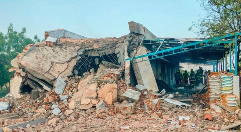 വിരുദുനഗർ പടക്ക നിർമാണ ശാലയിലെ സ്ഫോടനം: പ്രതികൾ കീഴടങ്ങി