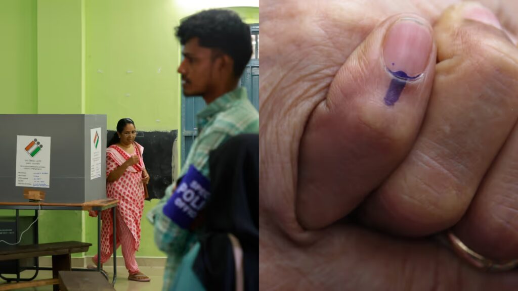 പുതുച്ചേരിയിൽ പോളിങ് വിപ്ലവം; ഔസുഡുവിൽ 92.%, കേരളത്തിലും അസമിലും 5 മണി കഴിഞ്ഞും തിരക്ക്