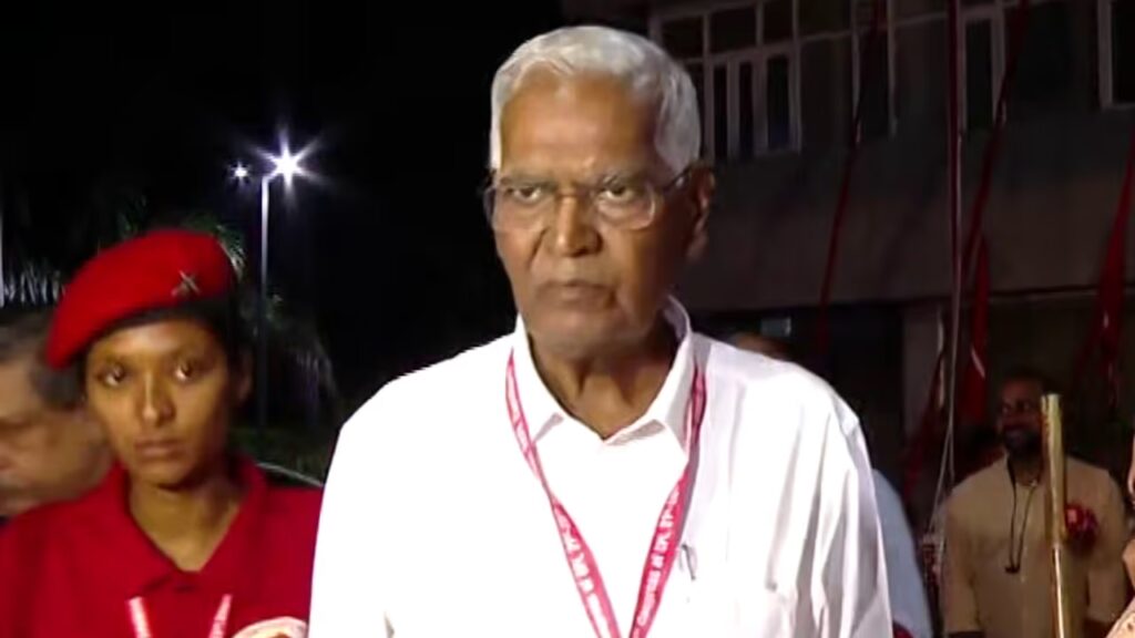 മോദിയും രാഹുലും ഒന്നിച്ച് എൽഡിഎഫിനെ എതിര്‍ക്കുന്നു, ഇന്ത്യയെ കടക്കെണിയിലാക്കിയത് മോദി; സിപിഐ ജനറൽ സെക്രട്ടറി ഡി രാജ