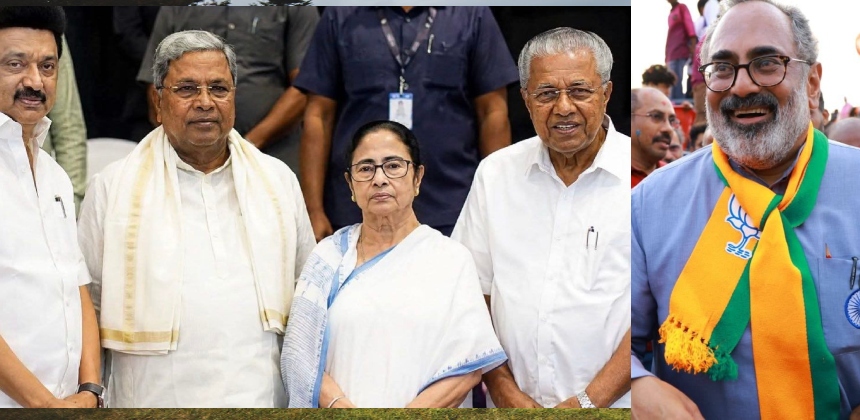 നരേന്ദ്രമോദിജിയെ നിരന്തരം അധിക്ഷേപിച്ചും കള്ളപ്രചാരണങ്ങൾ അഴിച്ചുവിട്ടുമാണ് ഈ നാലുപേരും രാഷ്ട്രീയ ജീവിതം കെട്ടിപ്പടുത്തത്, ഇനി ഇവർക്കെല്ലാം വിട’; രാജീവ് ചന്ദ്രശേഖർ