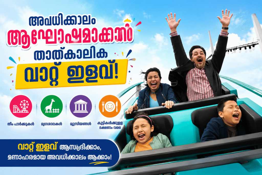 അവധിക്കാലം ആഘോഷമാക്കാൻ താത്കാലിക വാറ്റ് ഇളവ്; തീം പാർക്കുകൾ, മൃഗശാലകൾ, മ്യൂസിയങ്ങൾ തുടങ്ങി കുട്ടികൾക്കുള്ള ഭക്ഷണത്തിന് വരെ വാറ്റ് ഇളവ്