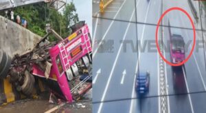 കുറ്റിപ്പുറം അപകടം; ബസ് സഞ്ചരിച്ചത് ട്രാക്ക് മാറി, സിസിടിവി ദൃശ്യങ്ങൾ പുറത്ത്