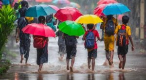 കനത്ത മഴ മുന്നറിയിപ്പ്; രണ്ട് ജില്ലകളിലെ വിദ്യാഭ്യാസ സ്ഥാപനങ്ങൾക്ക് നാളെ അവധി
