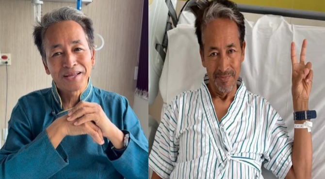 പിന്തുണച്ച എല്ലാവർക്കും നന്ദി’; സോനം വാങ്ചുക് ആശുപത്രി വിട്ടു