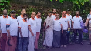 RSS പരിപാടിയുടെ ഉദ്ഘാടകനായി മുസ്ലിം ലീഗ് നേതാവ്; സേവാഭാരതിയുടെ റോഡ് ശുചീകരണം ഉദ്ഘാടനം ചെയ്‌തു