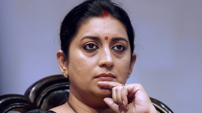 തോൽവി മറച്ചുവെക്കാൻ കോൺഗ്രസ് തിരഞ്ഞെടുപ്പ് കമ്മിഷനെ ആക്രമിക്കുന്നു, ജനങ്ങൾ കോൺഗ്രസിനെ പിന്തുണയ്ക്കുന്നില്ല: സ്മൃതി ഇറാനി