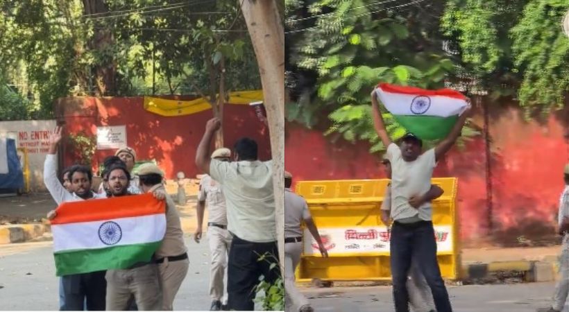 ജന്തര്‍ മന്തറില്‍ സിജെപിയുടെ മിന്നല്‍ സമരം; ഗേറ്റ് ചാടിക്കടന്ന് പ്രതിഷേധവുമായി പ്രധാന നേതാക്കള്‍