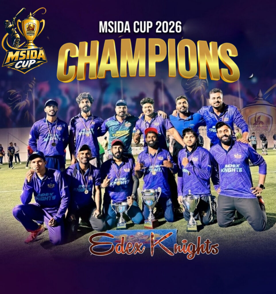 എംസീഡ കപ്പ് 2026: എഡക്സ് നൈറ്റ്സ് ചാമ്പ്യന്മാർ; റോയൽ സ്ട്രൈക്കേഴ്സ് മാൾട്ട റണ്ണേഴ്സ് അപ്പ്